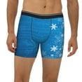 thumbnail image 2 of Disketp Blue Christmas Men's Boxer Briefs Men’s Underwear Boxer Briefs for Men, 2 of 7
