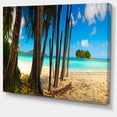 thumbnail image 2 of Praslin Island Tropical Beach Panorama - Uvre d'Art Moderne sur Toile, 2 of 3