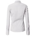 thumbnail image 4 of Doublju Women's Long Sleeve Slim Fit Button Down Dress Shirt (Plus Size Available), 4 of 5