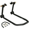 thumbnail image 1 of HOMCOM Motorcycle Stand, Convertible Front and Rear Motorcycle Lift, Black, 1 of 10