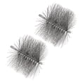 thumbnail image 1 of Unique Bargains Brosse de Nettoyage de Tube 180mm, 2 Pcs Brosse de Nettoyage de Cheminée en Fil d'Acier Ronde M12 Filetée, 1 of 4