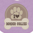 thumbnail image 4 of Inktastic Border Collie Dog Gifts Girls Baby Bib, 4 of 4
