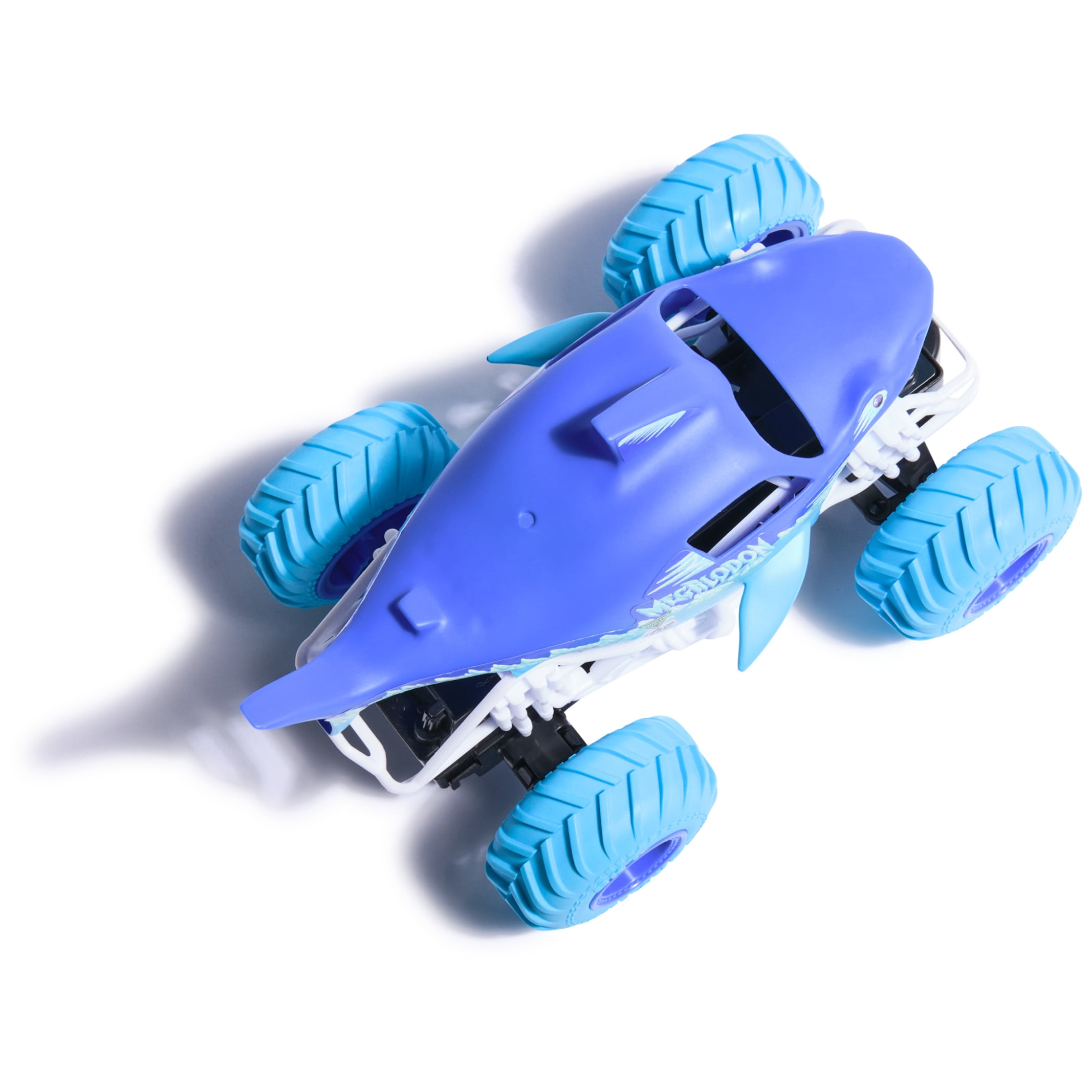 Monster Jam, Megalodon Ice RC Monster Truck in 1:24 Scale, Kids Toys for Boys