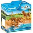 thumbnail image 2 of PLAYMOBIL Tigers with Cub Action Figure Set, 3 Pieces, 2 of 3