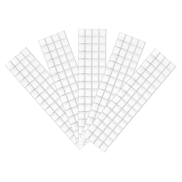 Uxcell 600Pack 10 x 10mm Self-Adhesive Disco Tiles Mosaic Mirror Tiles, Silver
