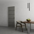 thumbnail image 5 of Hidden Barn | Planum 0015 Concrete | Sturdy Finished Flush Modern Doors | Magic Concealed Sliding Set 36" x 84", 5 of 5