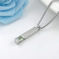 thumbnail image 5 of Urn Necklaces for Ashes Birthstone Cube Urns for Human Ashes Memorial Cremation Urn Locket Keepsake Ashes Jewelry, 5 of 7