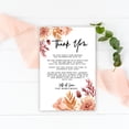 thumbnail image 3 of Koyal Wholesale Autumn Dried Florals Wedding Thank You Place Setting Cards for Table Reception, Dinner Plates, 56-Pk, 3 of 5