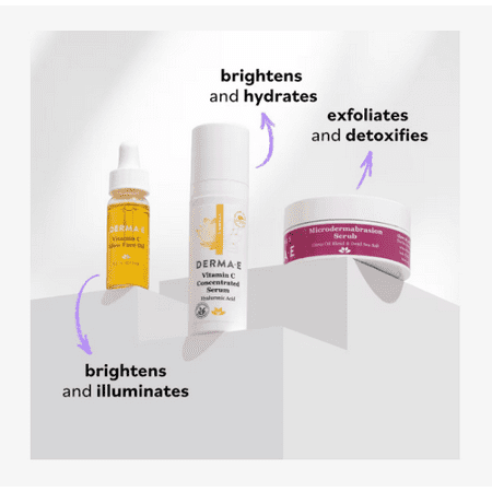DERMA E Discovery Kit On-The Glow Minis