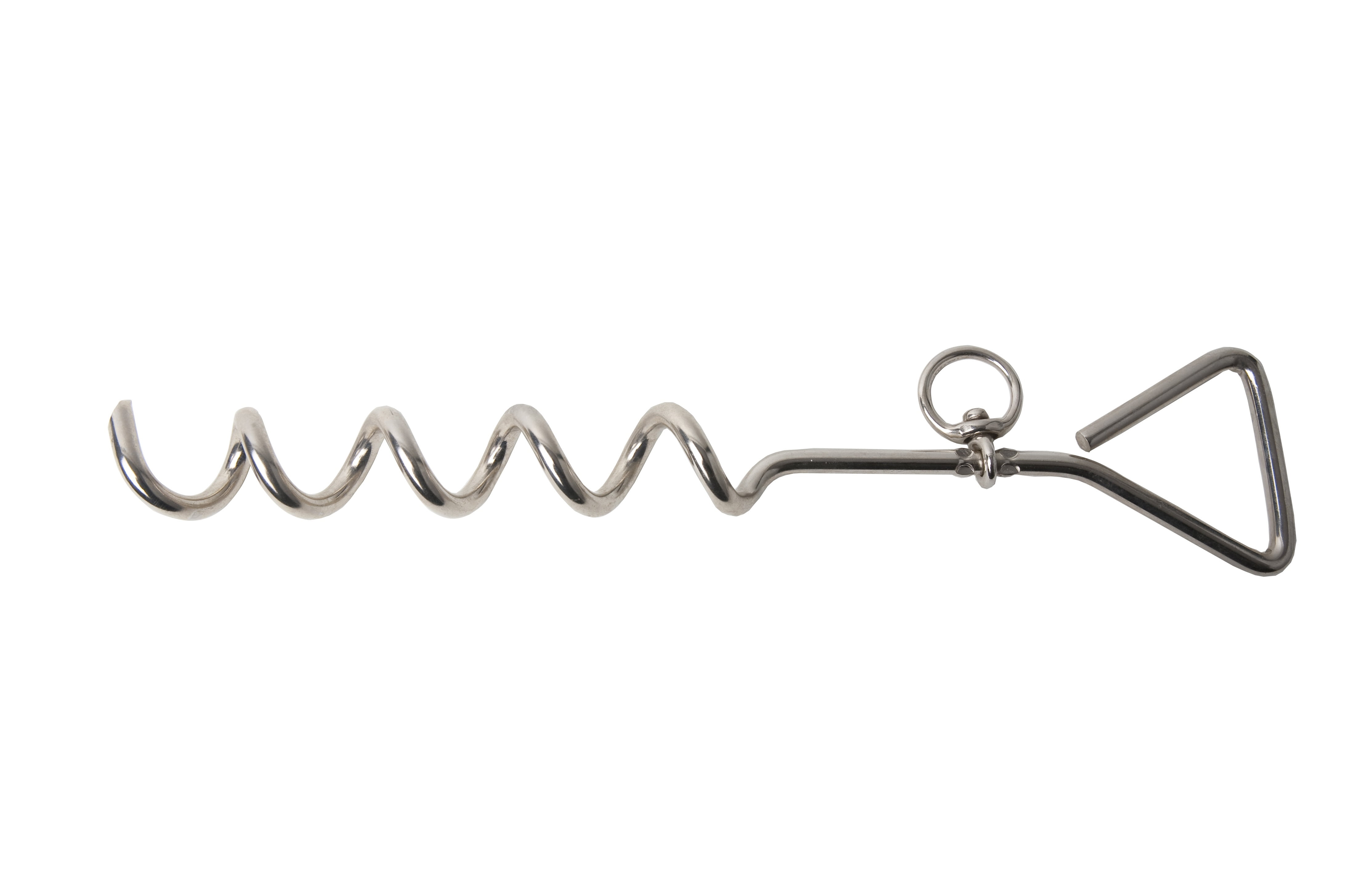 Hyper Tough Model Number 7517W-HT, Spiral Tie Out Stake for Dogs, Zinc Plated, 16", 1 Each