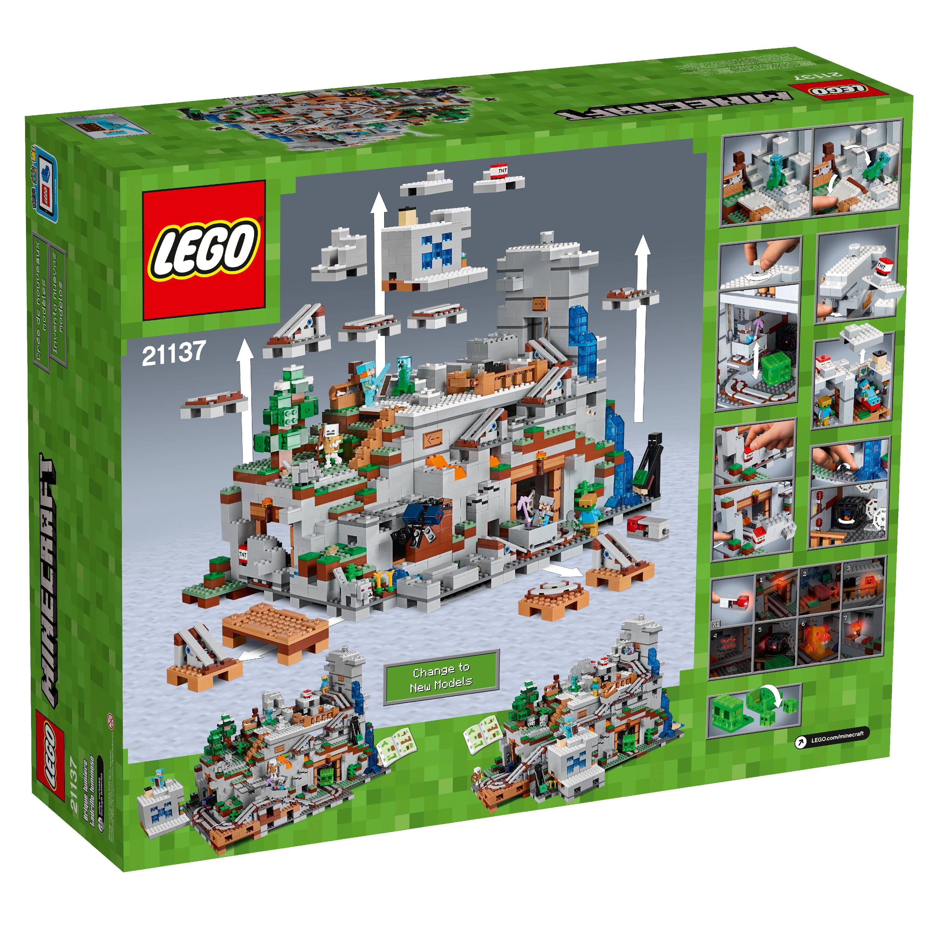 lego minecraft mountain cave precio