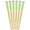 Green - Panda, variant on BambooMN Premium Reusable Japanese Bamboo Chopsticks, Diamond Checkered Pattern, 9.5 inch - Green and Orange - 6 Pairs