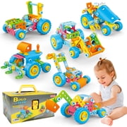 JBeeCtrl STEM Toys for 5 6 7 Year Old Boys Building Toys Blocks Kit Educational Toys Creative Learning Game Engineering Construction Set Christmas Birthday Gifts for 5 6 7 8 Year Old Boys