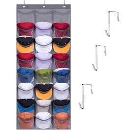 Cap Rack 16 Baseball Hats Visors Wall Door Hanger Holder Hook Storage Organizer Walmart