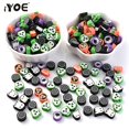 thumbnail image 2 of 50pcs Mix Halloween Space Clay Beads Ghost Skull Spider Web Pumpkin Jewelry Beads For Making Bracelet Necklace Earring Handcraft, 2 of 4