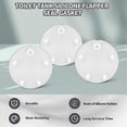 thumbnail image 2 of 5Pack Toilet Tank Silicone Flapper Seal Gasket 3Inch Replacement for 7381424-100.0070A, 2 of 4