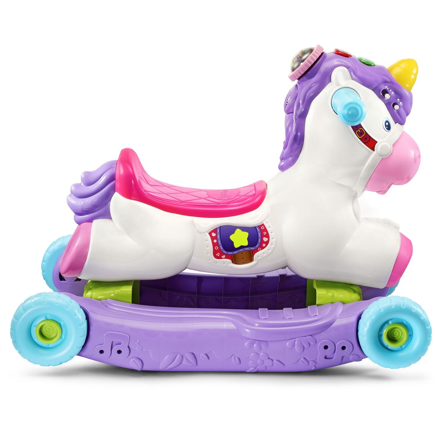 VTech Prance & Rock Learning Unicorn™ - Rocking Horse and Ride-On Toy - English Version, 12-36 Months