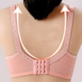thumbnail image 5 of Darzheoy Wire-Free Bra for Women Non Steel Lace Splicing Front Buckle Nursing Underwear Vest Style Underwear Womens Bras 42/95BC, 5 of 8