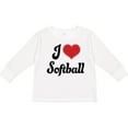 thumbnail image 3 of Inktastic Softball Sports Gift for Girls Girls Long Sleeve Toddler T-Shirt, 3 of 5