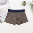 thumbnail image 2 of ZACPNCV Toddler Boxer Briefs Cotton Boys Underwear Kids Underpants Dark Gray 12-13 Years, 2 of 4