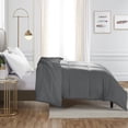 thumbnail image 3 of Nestl All Season Goose Down Alternative Comforter, Queen/Full, Gray, 3 of 6