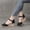 Black, variant on Slide Sandals Flat Flip flops for women Open Toe flat flip flops for women Flat Arch Flat Heel Thin Slip-Resistant Stability