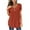 003* Red, variant on bnaln Womens Tops Summer T Shirts Casual Button Down Shirts Crewneck Short Sleeve Pleated Tunic Tshirts Elegant Flowy Blouses Ladies Henley Shirts Loose Fit Pullover Baggy Tees