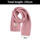 thumbnail image 2 of 2 piezas de bufanda de invierno para niños, cuello de punto cálido, bufanda clásica suave y cálida para niñas y niños, 2 of 5