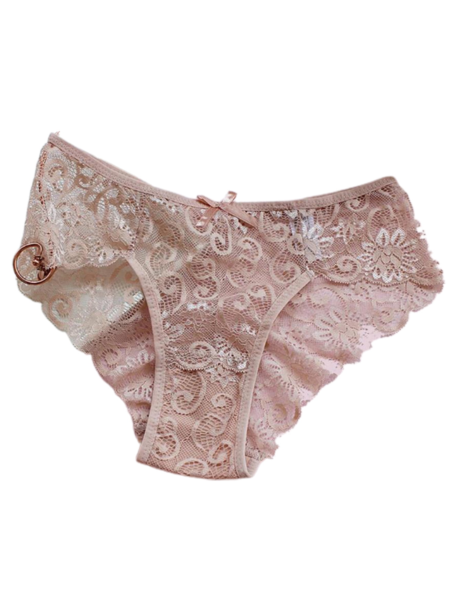 Wodstyle Womens Lace Low Rise Sheer Lingerie Briefs Underwear Panties ...