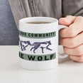thumbnail image 6 of CafePress - Save_The_Wolf Mug - 11 oz Ceramic Mug - Novelty Coffee Tea Cup, 6 of 6
