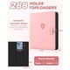 thumbnail image 3 of Álbum para Cartas Coleccionables Relaehih con 9 Bolsillos y Toploaders, con Cerradura, Rosa, 3 of 7