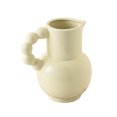 thumbnail image 1 of Jarrón de leche de cerámica elegante, adornos de jarrón, jarrones de escritorio, decoración de estante (A) Libre de BPA, 1 of 9