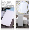 thumbnail image 3 of FONDOTIN 100Pcs White Paper Napkins For Home Users Disposable Hand Towels, 3 of 8