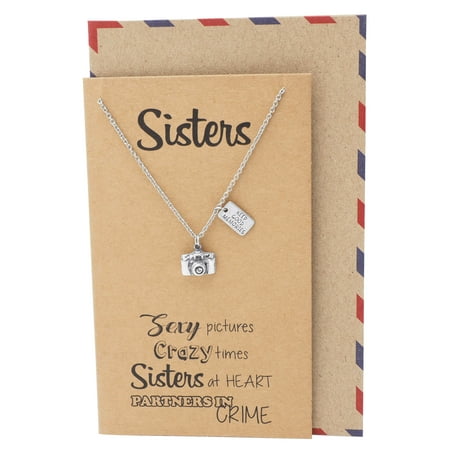 Quan Jewelry Camera Pendant With Swarovski Crystal Pendant