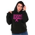thumbnail image 5 of Breast Cancer Awareness Squad Goals Hoodie Sweatshirt Women Brisco Brands M, 5 of 6