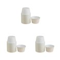 thumbnail image 4 of Bewildely 50 Uds. De vasos para helado de 200ml, cuencos de papel de un solo para postres, taza para llevar, bandeja para hornear pasteles y Type1 NO1, 4 of 6