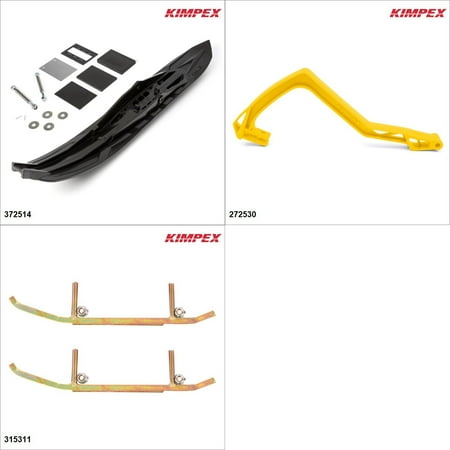 Salomon Touring Skis - Kimpex - Arrow Ski Kit - Black, Ski-Doo Grand Touring 700 1999-03 Black / Yellow #KK00002001_213