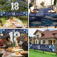 thumbnail image 3 of SPECOOL 18th Birthday Decorations for Boys Men, Navy Blue Silver Theme Party Decor, Blue Silver Latex Balloons and Happy 18th Birthday Banner, Happy 18th Birthday Party Anniversary Supplies, 3 of 7