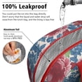 thumbnail image 5 of Lunch Bag Lunch Box for Women Reusable Insulated Lunch Cooler Bags,Large Capacity for Work Travel Picnic,Water-Resistant Pioneer Colorful Floral Lunch Tote Bag Gifts for Woman Mom Red, 5 of 6