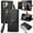 Black, variant on Allytechgroup Wallet Phone Case for Samsung Galaxy S25 Ultra with Lanyard, PU Leather Flip Case with Credit Card Slot Anti-Scratch Shockproof Protective Back Cover for Samsung Galaxy S25 Ultra, Brown