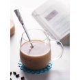 thumbnail image 4 of Juego de 4 tazas de vidrio de borosilicato alto, tazas de café de vidrio transparente, juego de cristalería grande, tazas de vidrio de 16 onzas con asas, también se pueden dar como regalo, 4 of 4