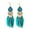 Peacock Blue, variant on Punk Vintage Long Tassel Feather Earrings for Women Bohemian Handmade Natural Pendant Earring Fish Hook Earrings Vintage Boho Multicolor Tassel Feathers Dangle Drop Earrings