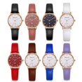 thumbnail image 3 of YZZZJZQL Watch For Women Casual Arabic Numbers Leather Analog Quartz Watch Waterproof Watches Brown, 3 of 5