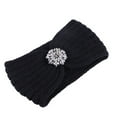 thumbnail image 1 of Women Fashion Bohemia Knitting Headband Handmade Keep Warm Solid Color Hairband, 1 of 2