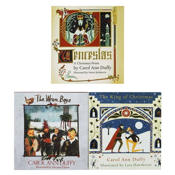 Christmas Poems by Carol Ann Duffy 3 Books Collection Set - Poetry - Hardback