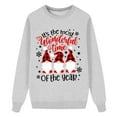 thumbnail image 4 of Fiaer Christmas Sweatshirts for Family Plus Size Funny Printed Xmas Pullover Long Sleeve Baggy Crew Neck Plus Size Comfort Holiday Tops Kid 6Y, 4 of 4