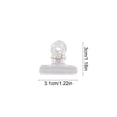 thumbnail image 3 of Transparent Plastic Dovetail Clip Office Study Supplies Long Tail Mini Paper Clip Clear Durable Multifunctional Bill Note Fastener for Home School Work Organization Professional Use, 3 of 6