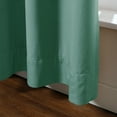 thumbnail image 5 of TWOPAGES Room Darkening Drape Pinch Pleat Hanging Style Curtain for Bedroom, 1 Panel, Custom, Teal, 5 of 6