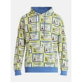thumbnail image 5 of SpongeBob SquarePants Men's & Big Men's Graphic Fleece Hoodie with Long Sleeves, Sizes S-3XL, 5 of 5