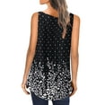 thumbnail image 3 of ONLYSHE Tank Tops for Women Sleeveless Flowy Style Print T Shirts Summer Vintage V Neck Sleeveless Tunic Blouse, 3 of 4